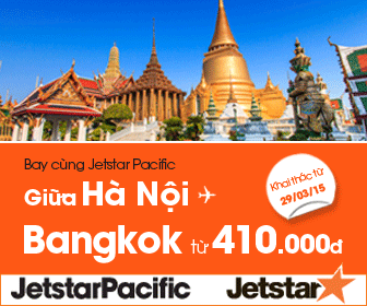 Jetstar Pacific mở đường bay mới giữa Hà Nội - Bangkok - Jetstar Pacific mo duong bay moi giua Ha Noi - Bangkok